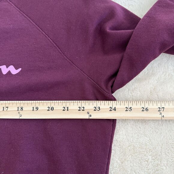 NWT Champion Sweatshirt Womens Size XL Maroon Crewneck Pullover Pink Logo - Picture 10 of 10
